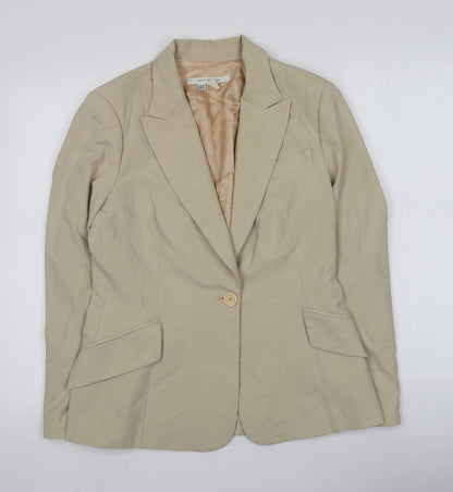 Womens UK Size 42 Zara Beige Jacket