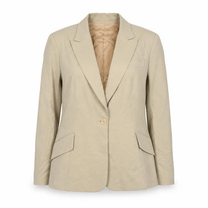 Womens UK Size 42 Zara Beige Jacket