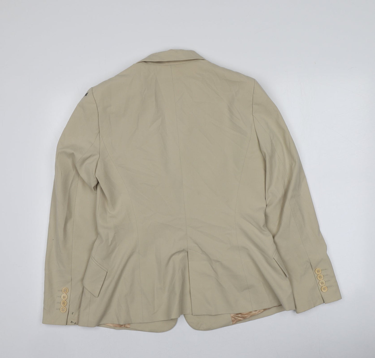 Womens UK Size 42 Zara Beige Jacket