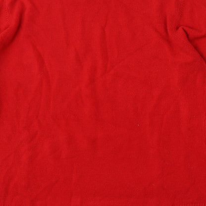 Womens UK Size L Ellie B Red Pullover Jumper