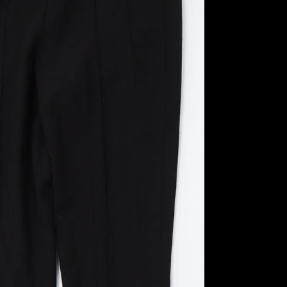 Classic Womens Black  Polyester Trousers  Size 14 L27 in Regular
