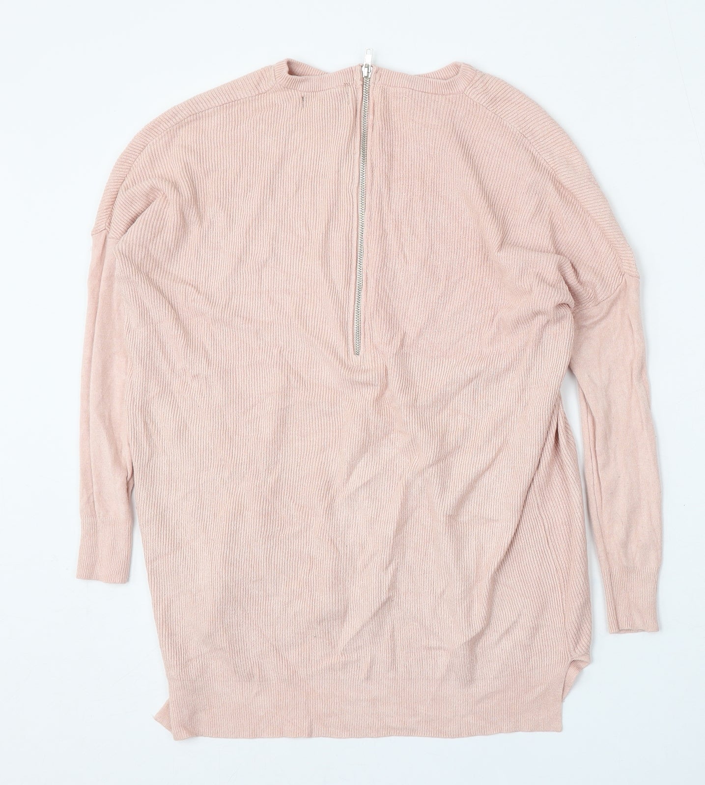 Atmosphere Womens Pink Round Neck  Viscose Pullover Jumper Size 6