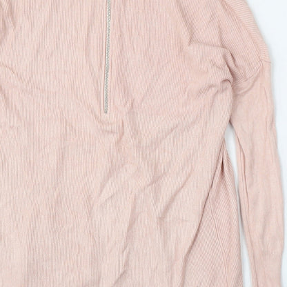 Atmosphere Womens Pink Round Neck  Viscose Pullover Jumper Size 6