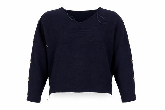 Womens UK Size L Paramour Blue Pullover Jumper
