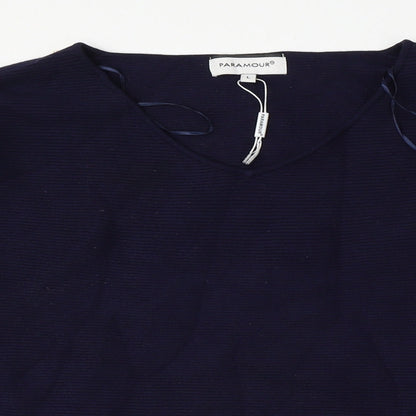 Womens UK Size L Paramour Blue Pullover Jumper