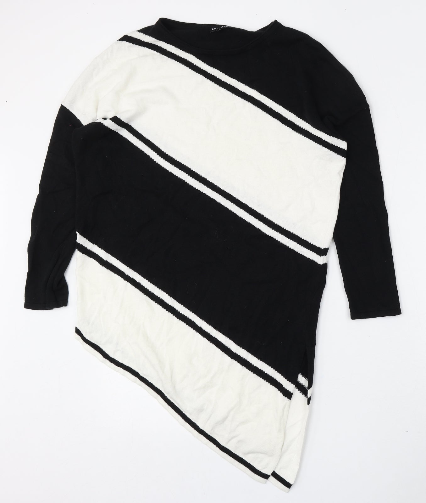 Womens UK Size XS Marble Multicoloured Pullover Jumper