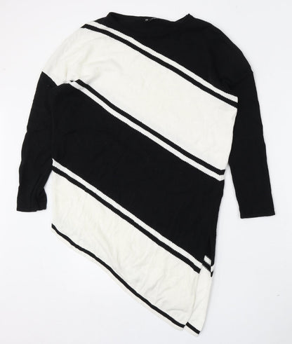 Womens UK Size XS Marble Multicoloured Pullover Jumper