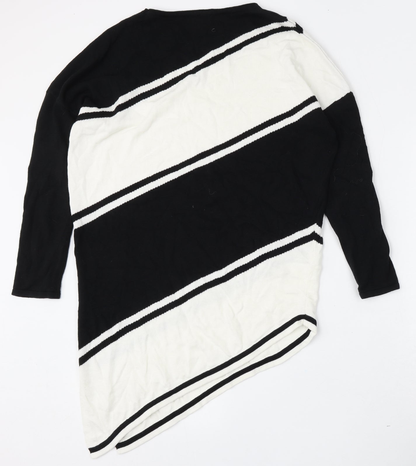 Womens UK Size XS Marble Multicoloured Pullover Jumper