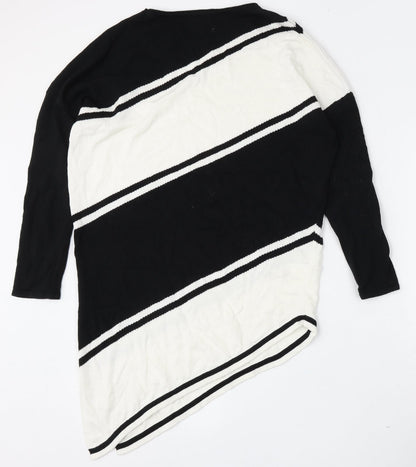 Womens UK Size XS Marble Multicoloured Pullover Jumper