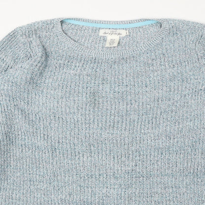 LOGG Girls Blue Round Neck  Cotton Pullover Jumper Size 14 Years