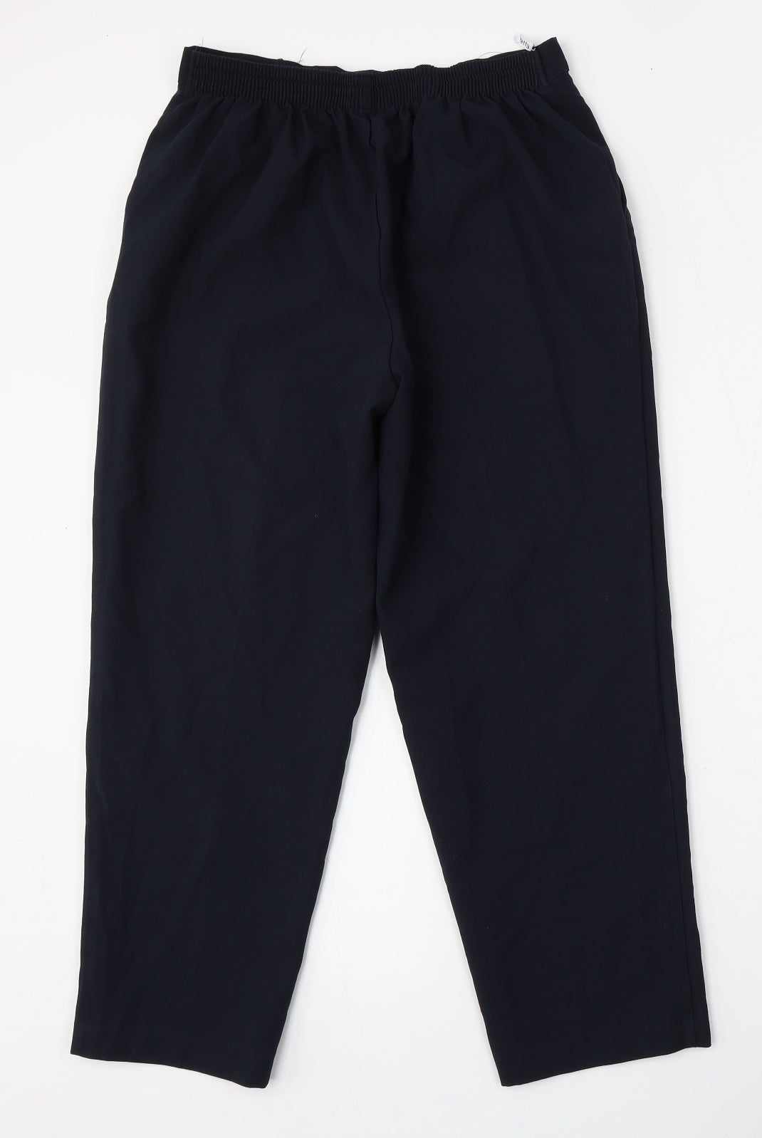 Wilkies Womens Blue  Polyester Trousers  Size 14 L24 in Regular