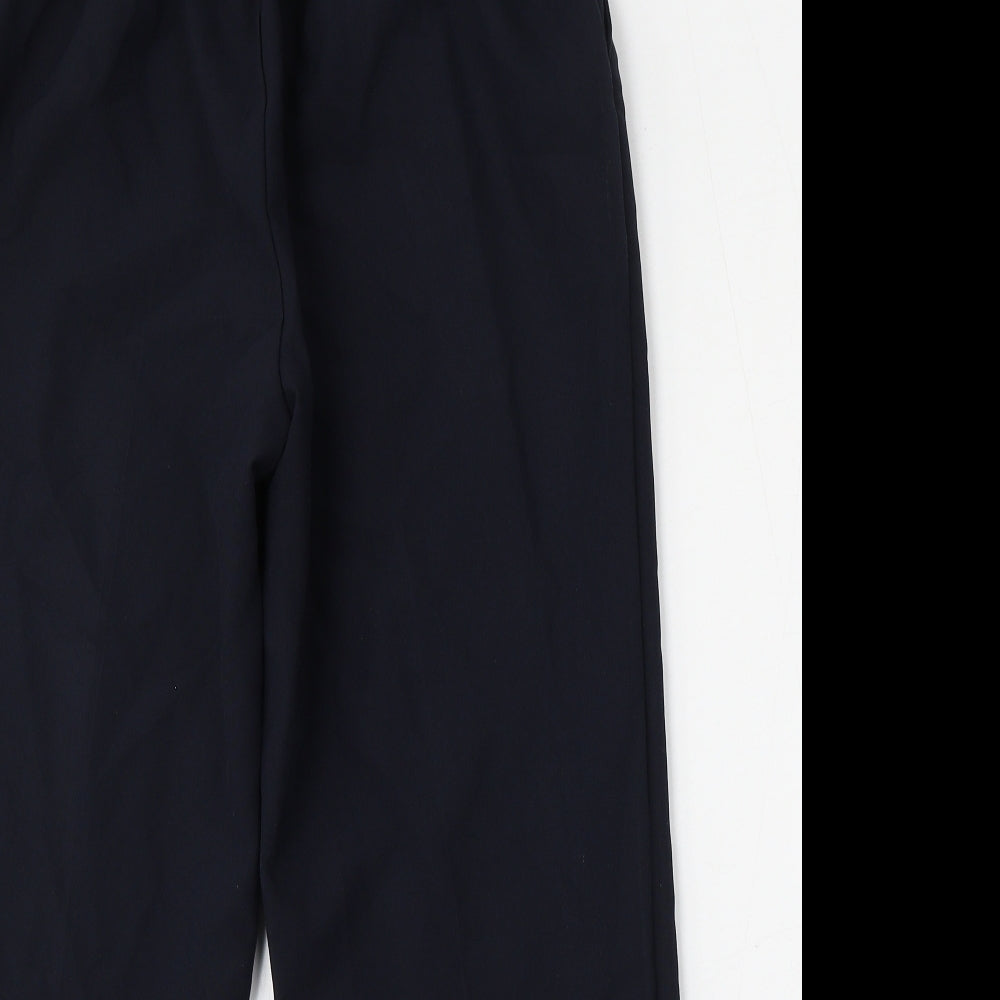 Wilkies Womens Blue  Polyester Trousers  Size 14 L24 in Regular