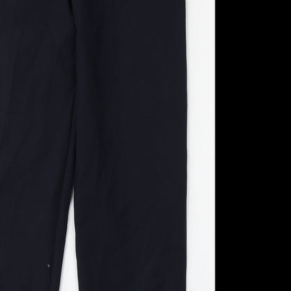 Wilkies Womens Blue  Polyester Trousers  Size 14 L24 in Regular