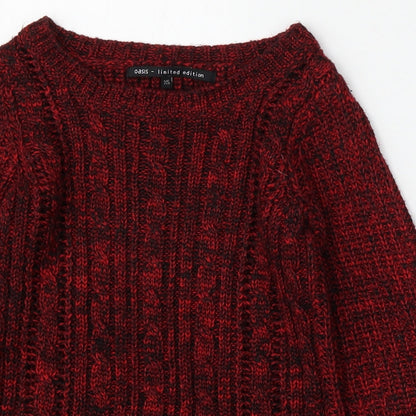 Womens UK Size XS Oasis Red Pullover Jumper