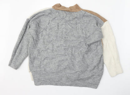 Womens UK Size L NEXT Multicoloured Pullover Jumper