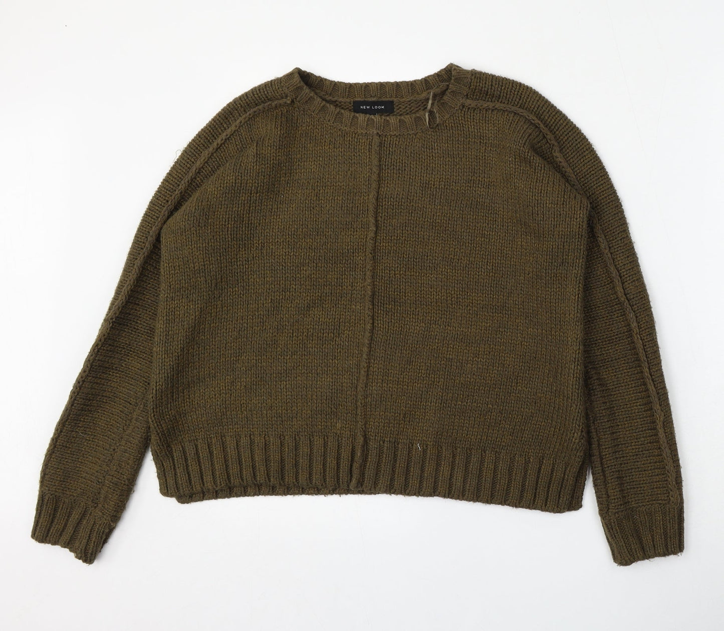 Womens UK Size 8 New Look Green Pullover Jumper