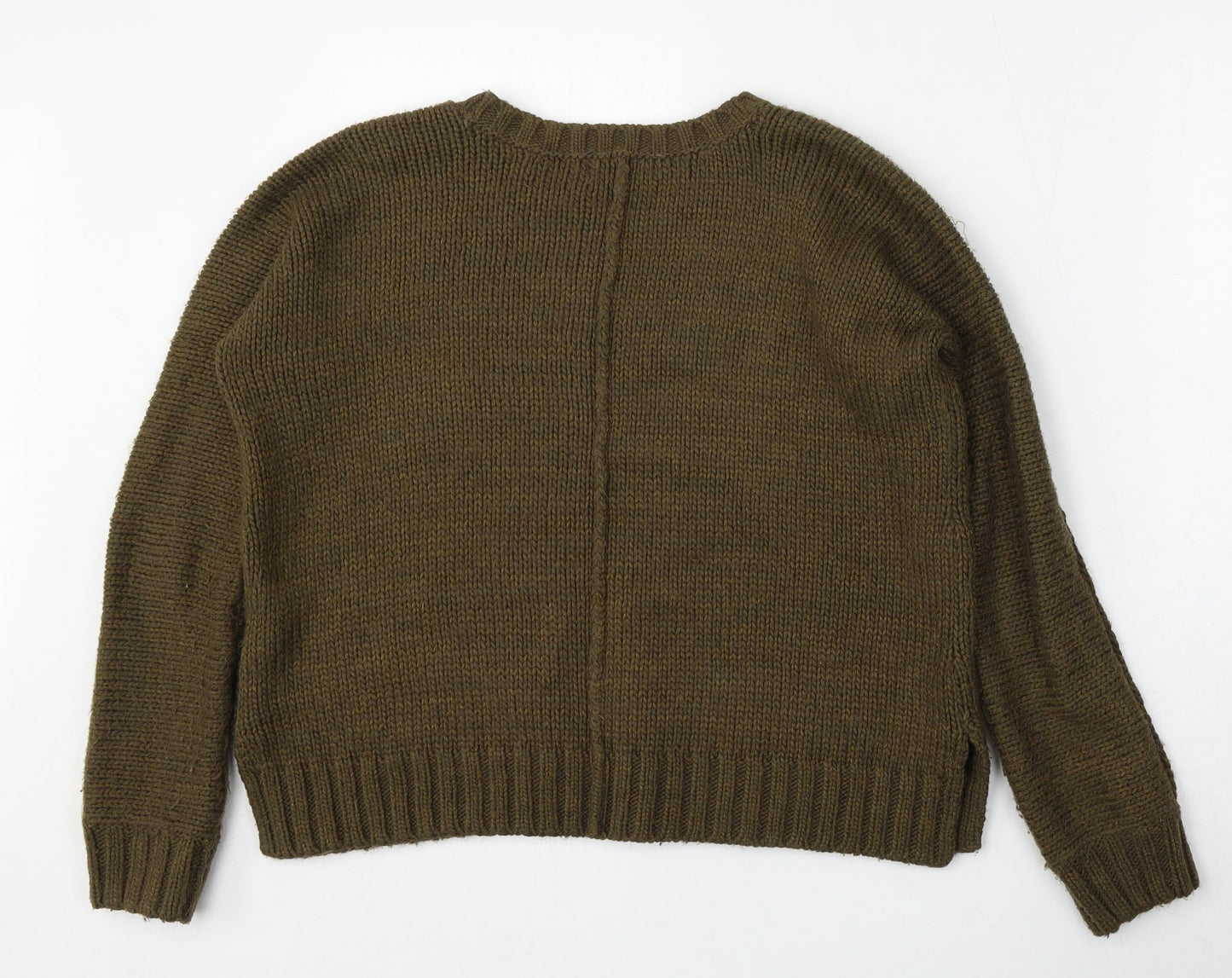 Womens UK Size 8 New Look Green Pullover Jumper