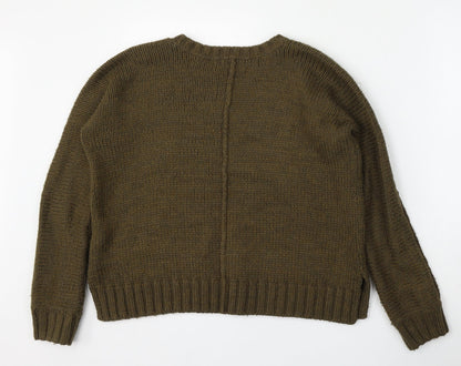 Womens UK Size 8 New Look Green Pullover Jumper