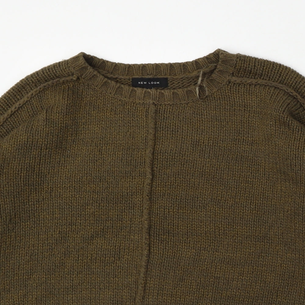 Womens UK Size 8 New Look Green Pullover Jumper