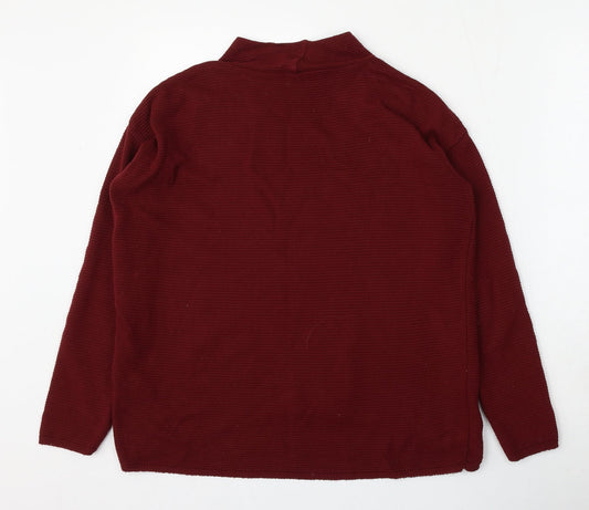 Womens UK Size 8 New Look Red Pullover Jumper