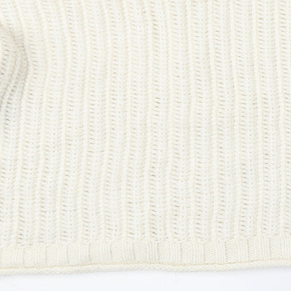 Womens UK Size M New Look Beige Pullover Jumper