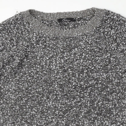 Womens UK Size M BM Collection Grey Pullover Jumper