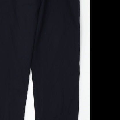 Wilkies Womens Blue  Polyester Trousers  Size 14 L28 in Regular