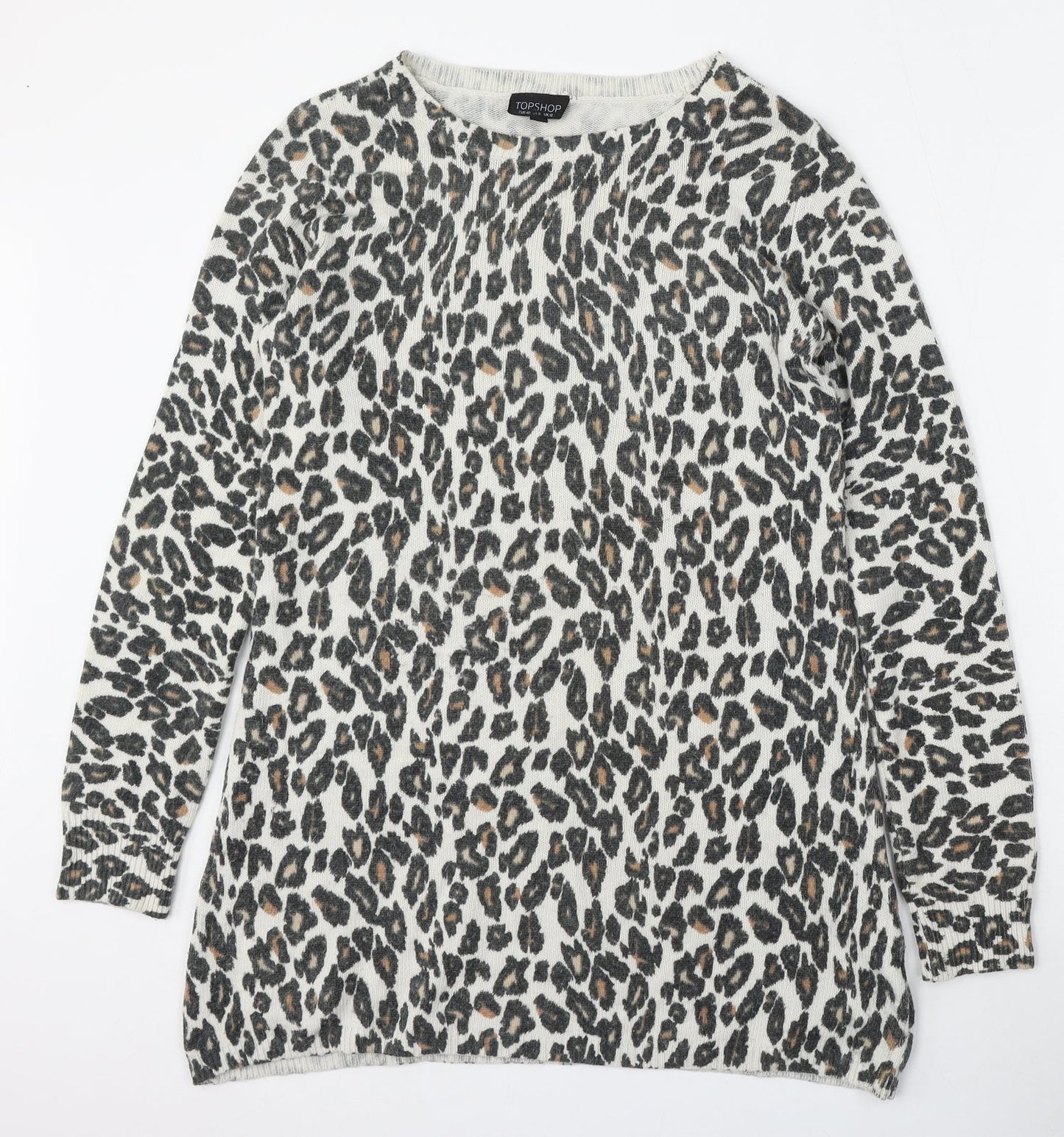 Womens UK Size 12 Topshop Multicoloured Pullover Jumper