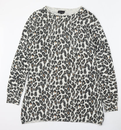 Womens UK Size 12 Topshop Multicoloured Pullover Jumper