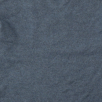 TU Mens Blue V-Neck  Acrylic Pullover Jumper Size M