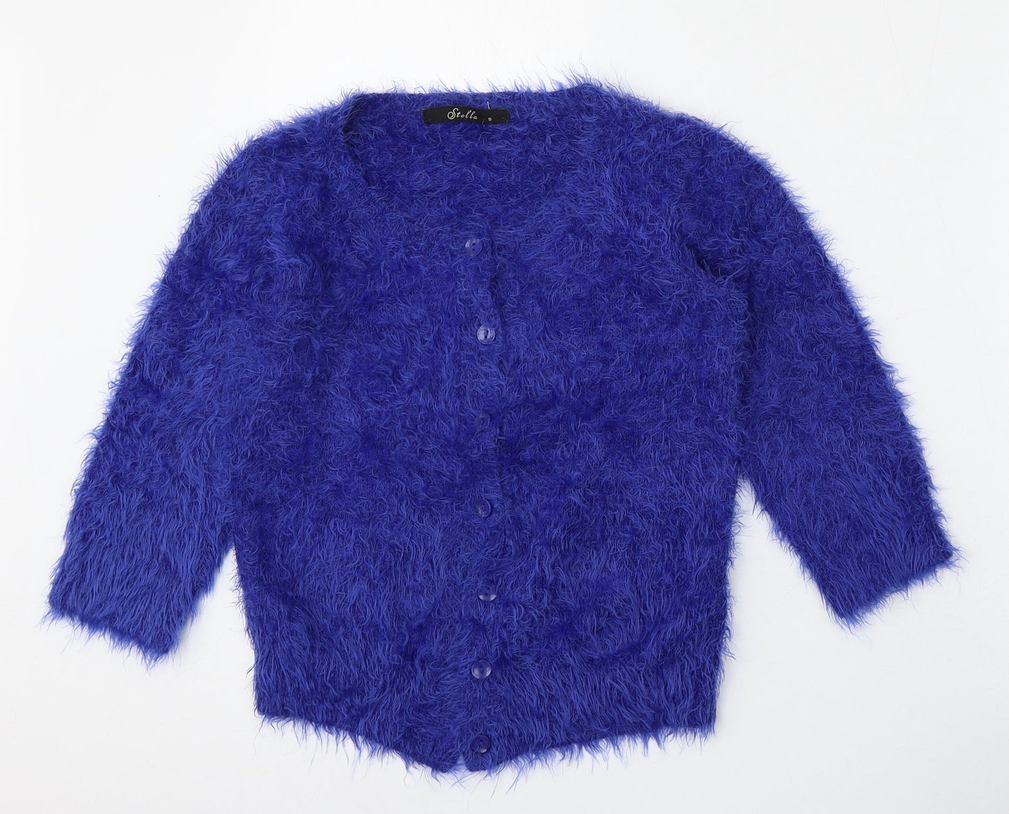 Womens UK Size S Stella Blue Cardigan Jumper