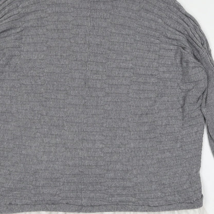 Womens UK Size S Cameo Grey Pullover Jumper