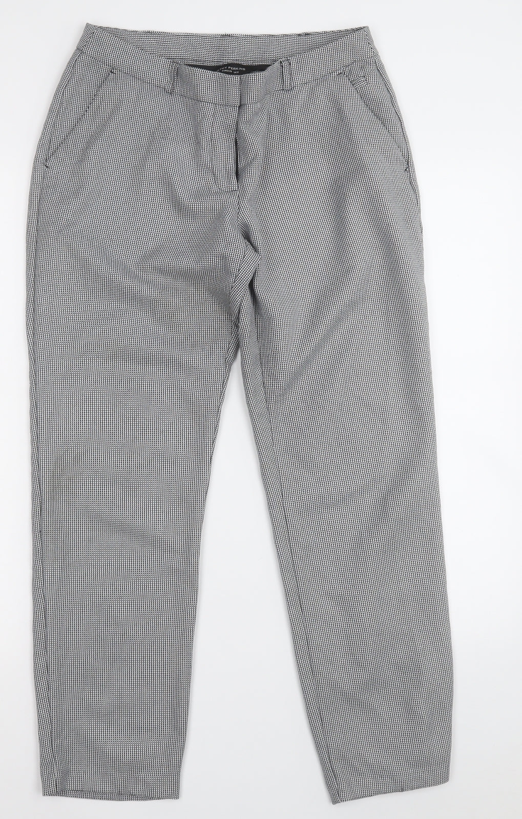 Womens UK Size 8 Dorothy Perkins Regular Fit Dress Pants Grey Trousers