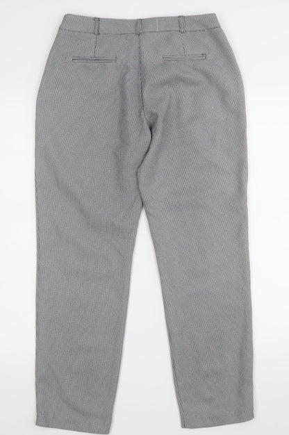 Womens UK Size 8 Dorothy Perkins Regular Fit Dress Pants Grey Trousers
