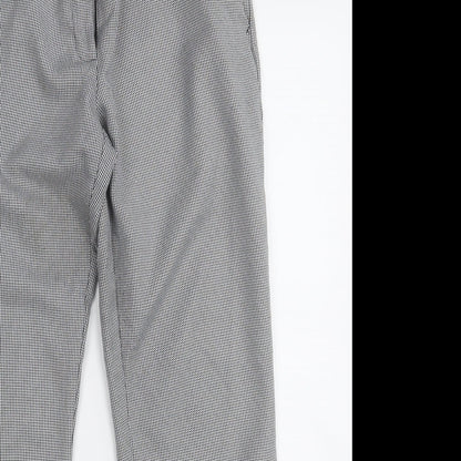Womens UK Size 8 Dorothy Perkins Regular Fit Dress Pants Grey Trousers