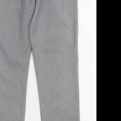 Womens UK Size 8 Dorothy Perkins Regular Fit Dress Pants Grey Trousers
