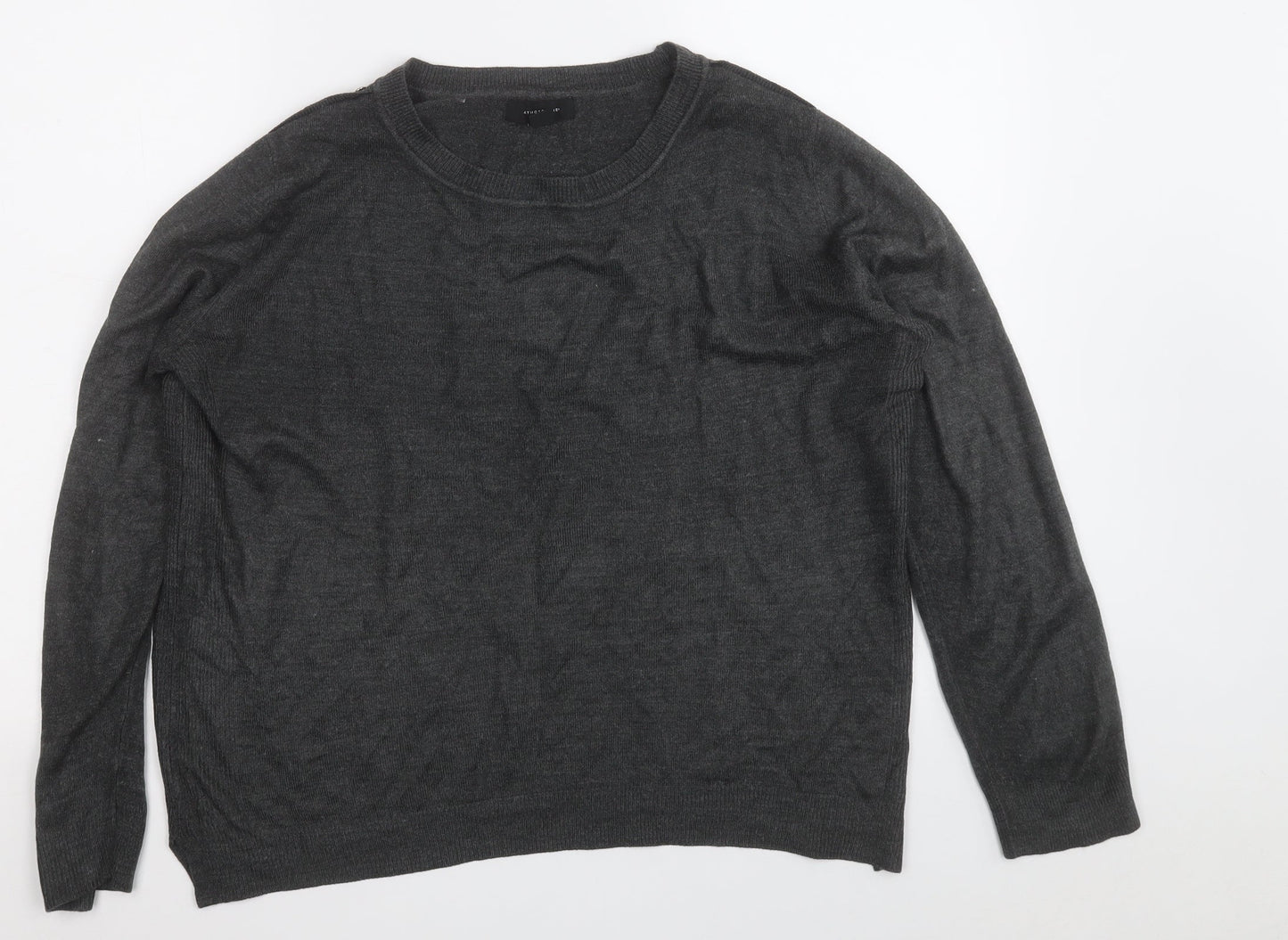 Womens UK Size 16 Atmosphere Grey Pullover Jumper