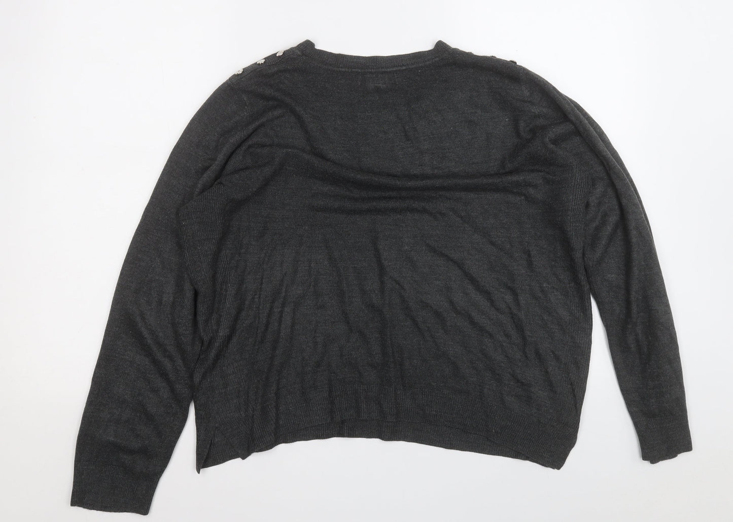 Womens UK Size 16 Atmosphere Grey Pullover Jumper
