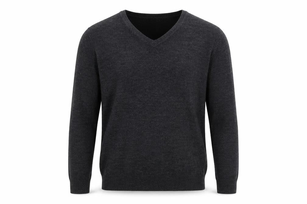 Mens UK Size L Easy Grey Pullover Jumper