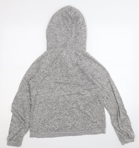 Womens UK Size S NEXT Grey Pullover Hoodie