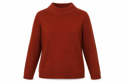 Womens UK Size 12 Papaya Orange Pullover Jumper