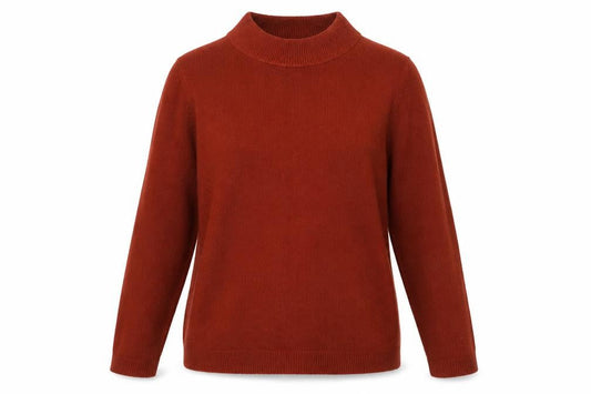 Womens UK Size 12 Papaya Orange Pullover Jumper
