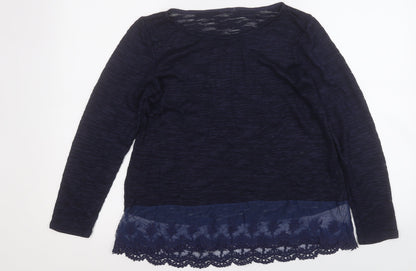 Womens UK Size M Preworn Blue Pullover Jumper