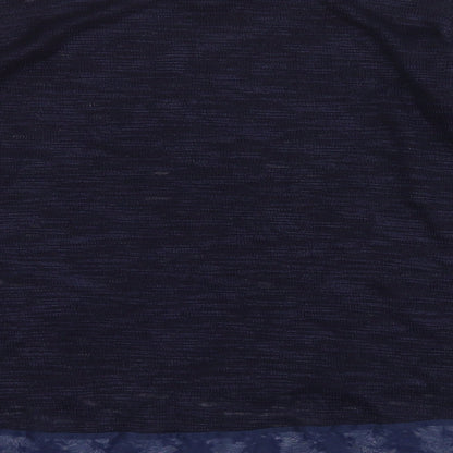 Womens UK Size M Preworn Blue Pullover Jumper