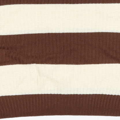 Womens UK Size S Stradivarius Beige Pullover Jumper