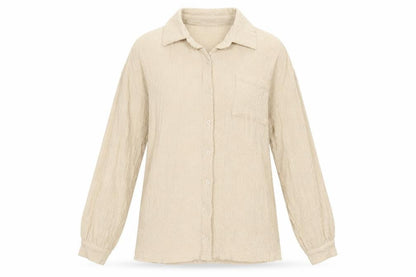 PRETTYLITTLETHING Womens Beige  Polyester Basic Button-Up Size 10 Collared
