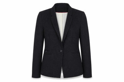 Next Womens Grey   Jacket Blazer Size 12  Button