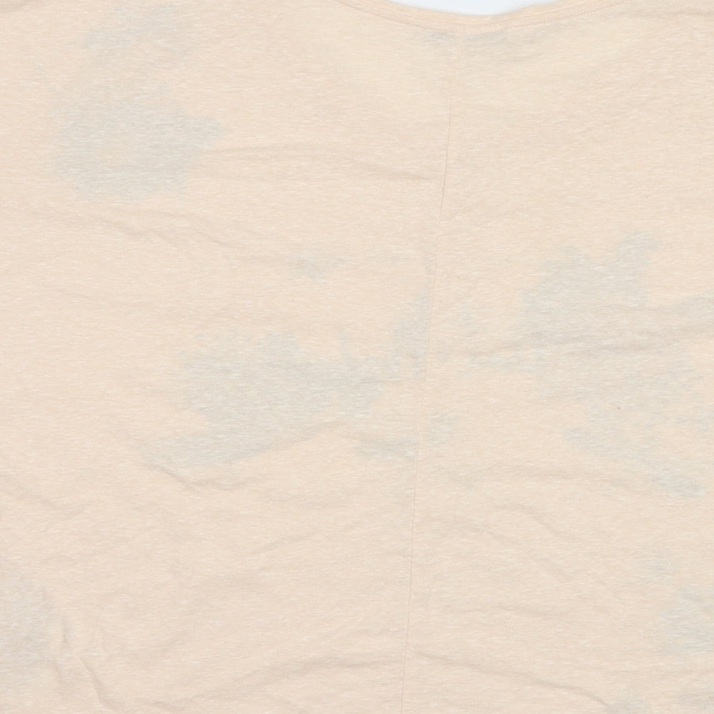 Esprit Womens Pink  Polyester Basic Blouse Size S V-Neck