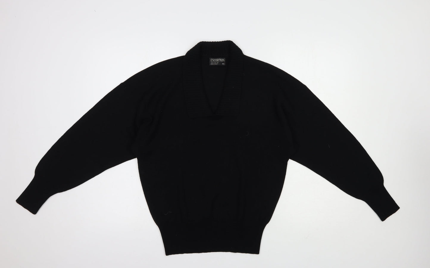 Womens UK Size 16 Escorpion Black Pullover Jumper