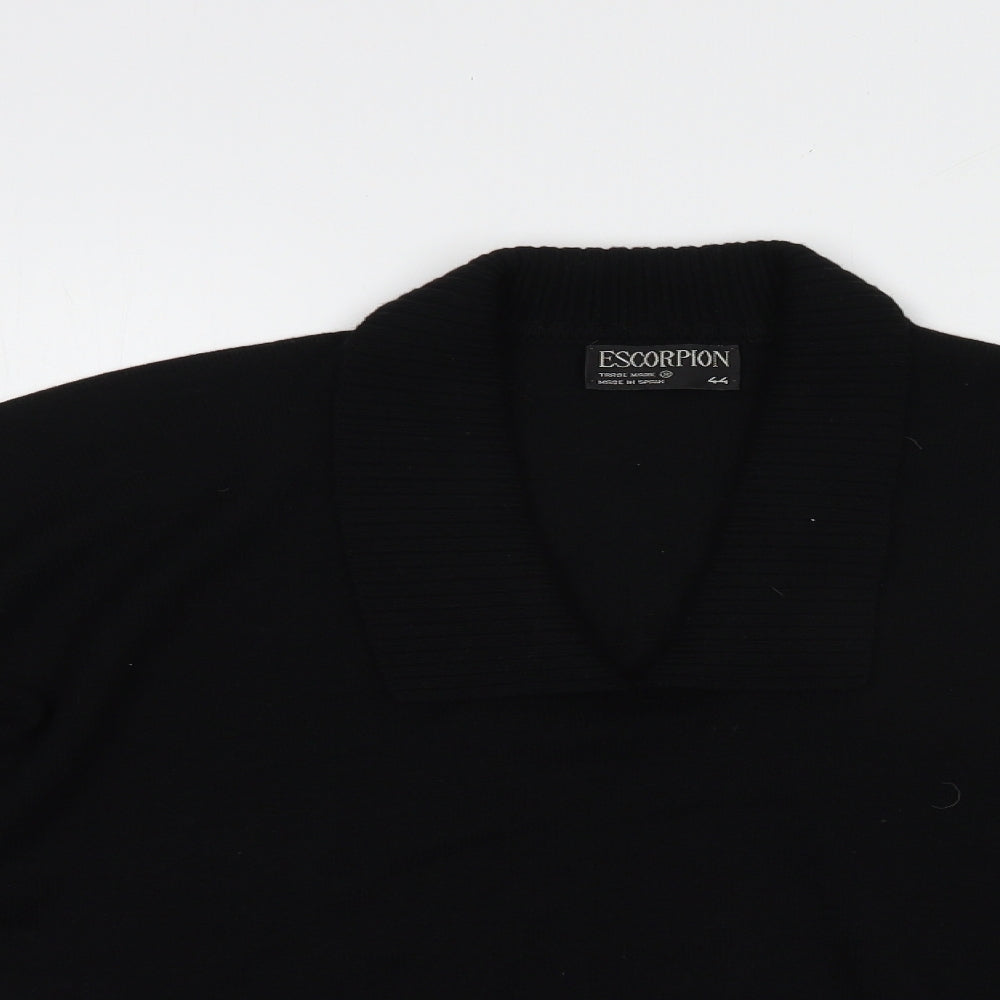 Womens UK Size 16 Escorpion Black Pullover Jumper